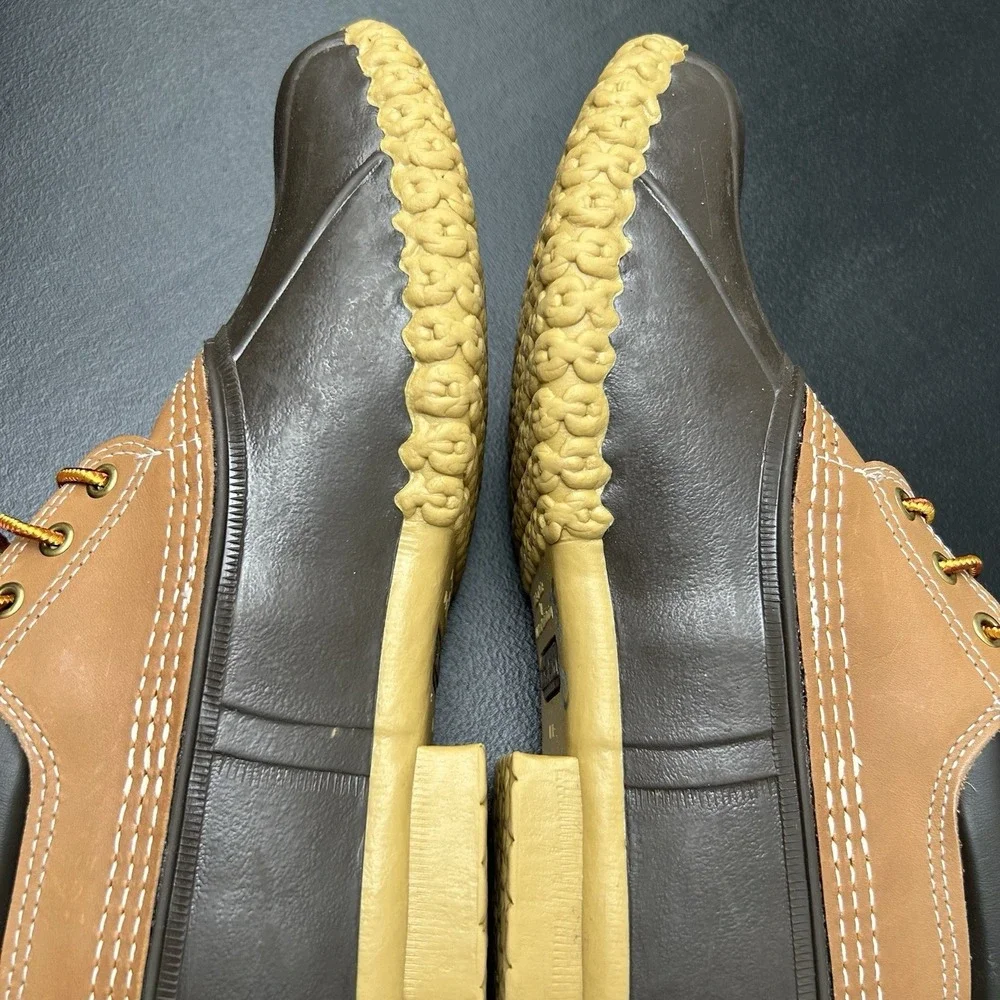 L.L. Bean Gumshoe Boots Men's Size 11 Tan/Bean Boot Brown/Gum Waterproof I M
